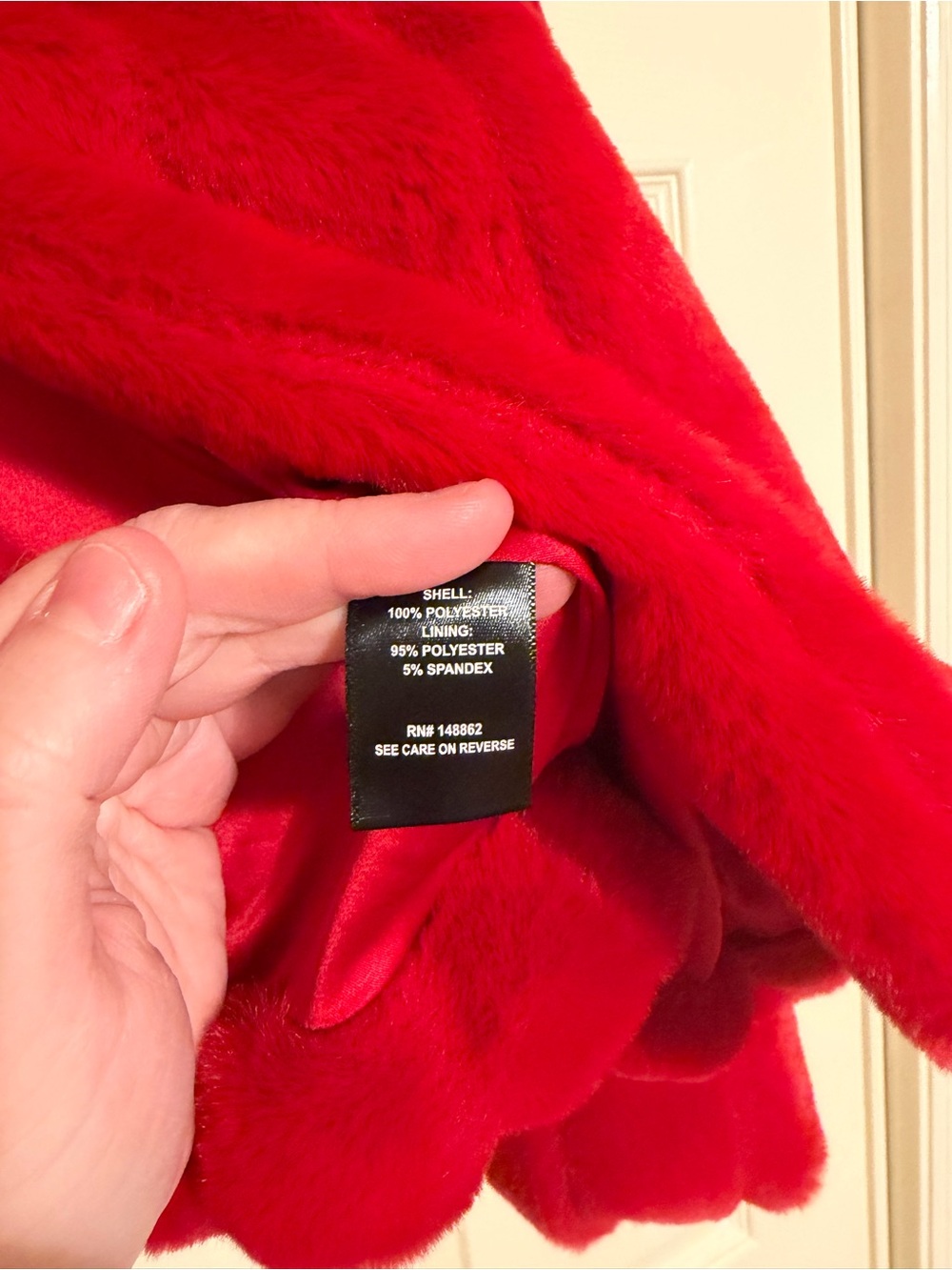 Torrid Collarless Faux Fur Jacket - Picture 4 of 4